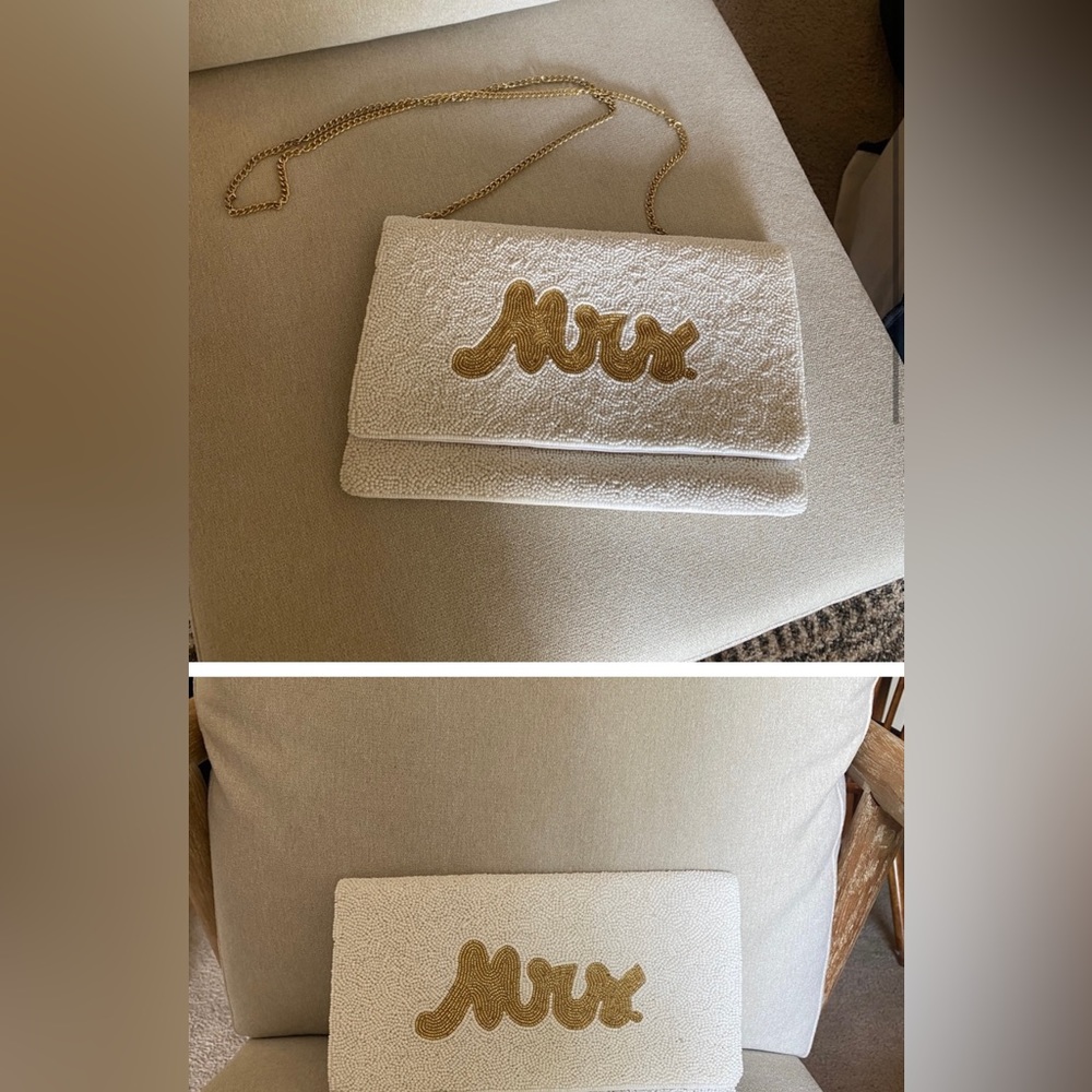 MRS beaded clutch! Bought on here for $25 asking $15